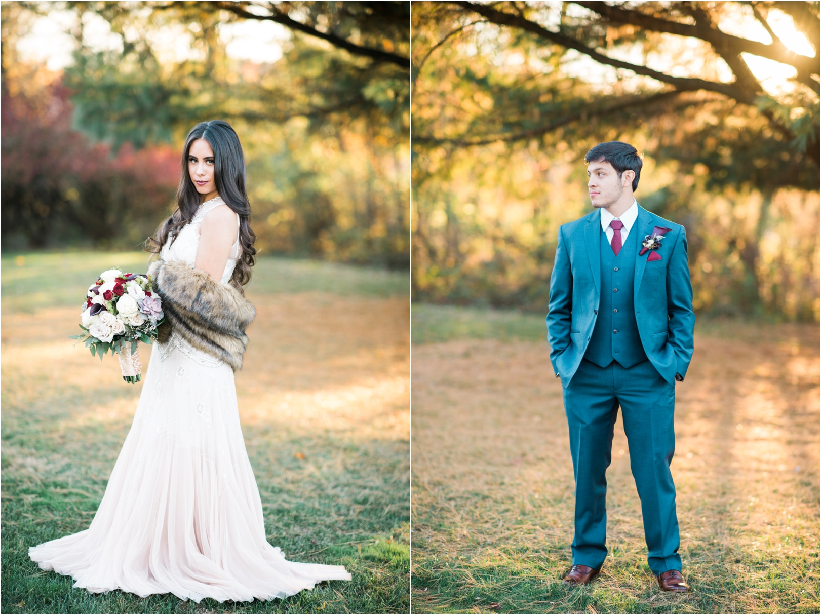 Fall wedding in Maryland by Joy Michelle Photography