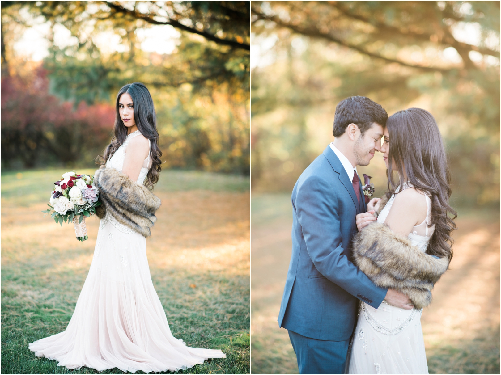 BHLDN blush wedding gown inspiration images