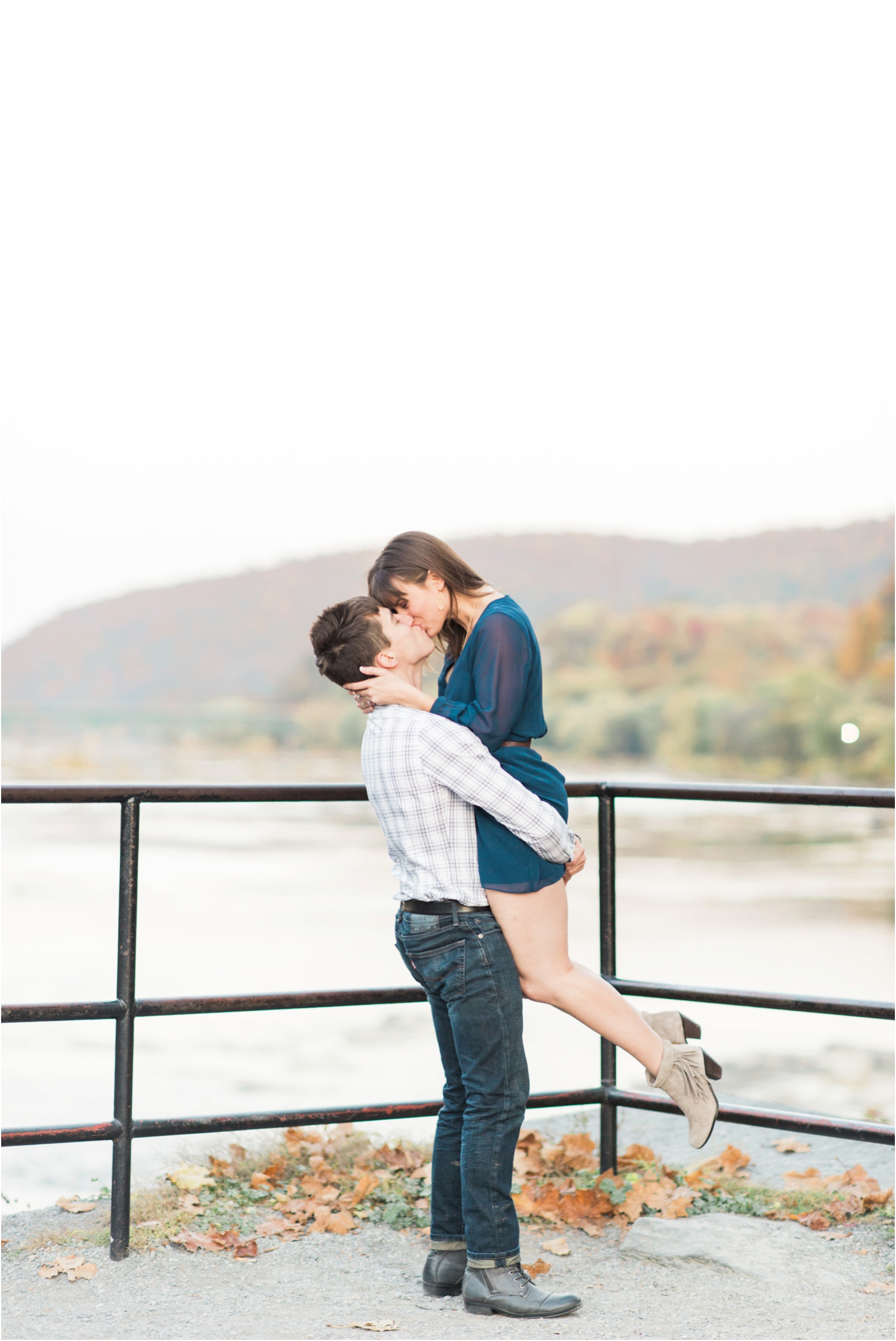 harpers ferry overlook engagement photos