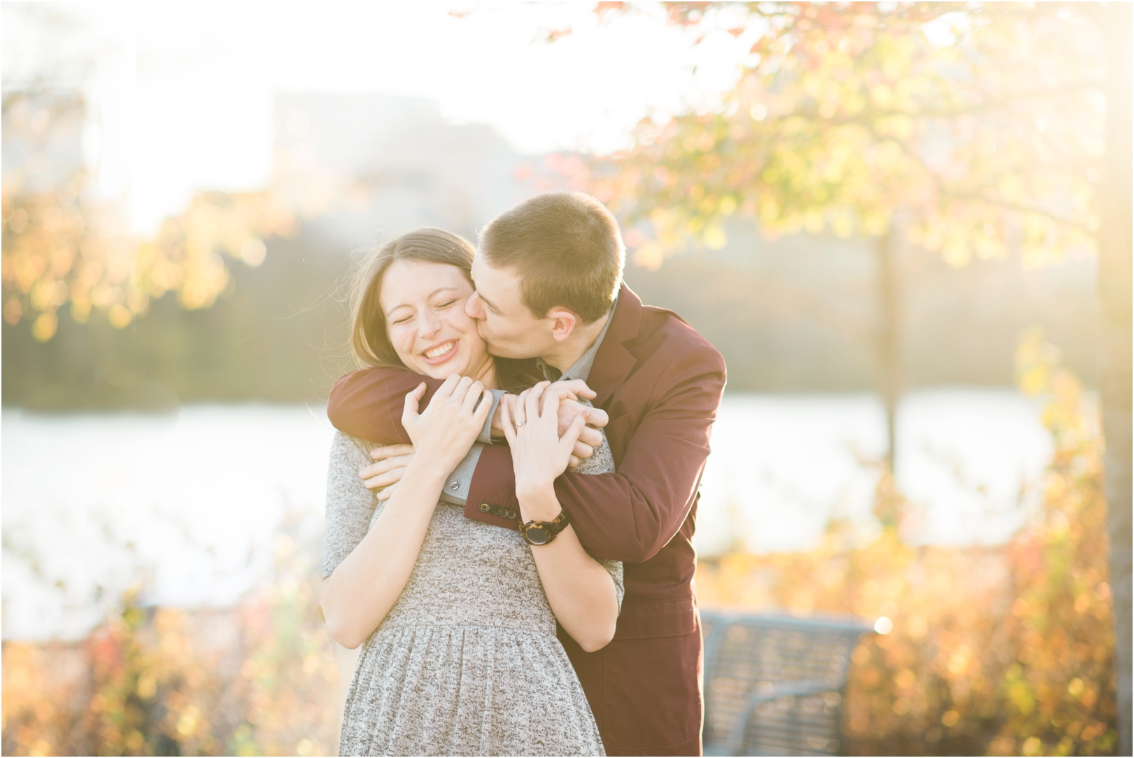 Georgetown waterfront engagement photos