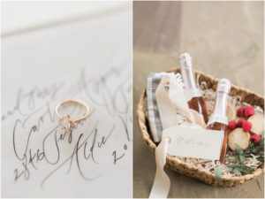 Julie Ha Calligraphy Wedding invitation suite