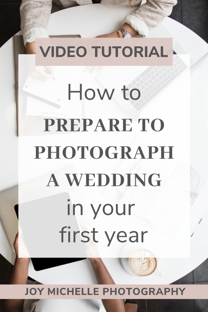 How to Prepare to Photograph a Wedding - Joy Michelle Photography: