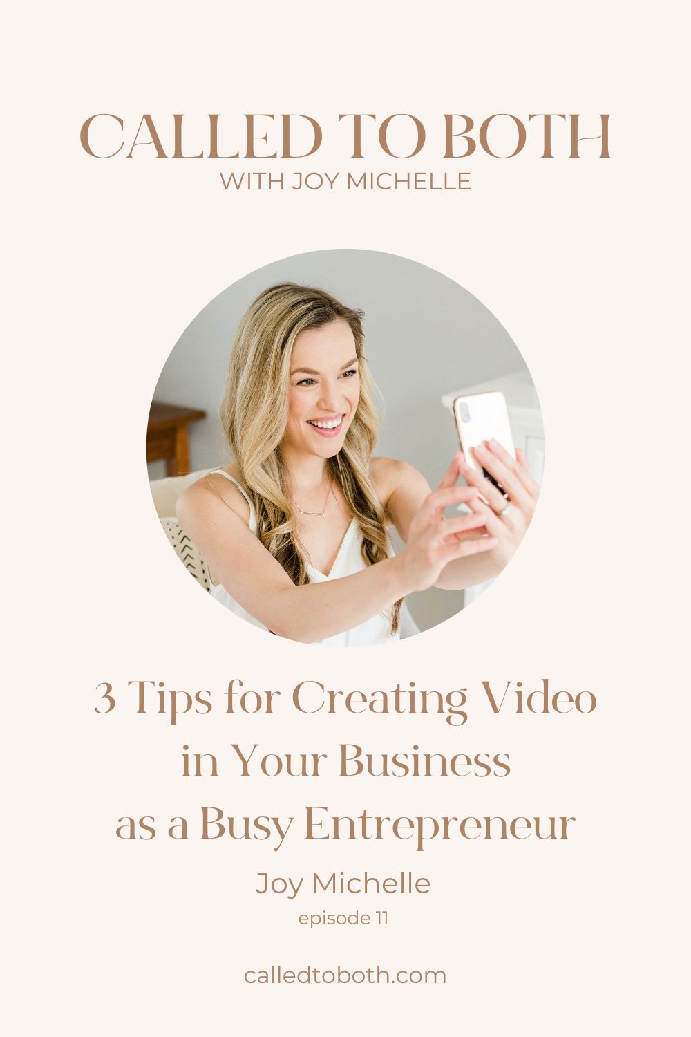 3 Tips for Creating Video in Your Business as a Busy Entrepreneur | Joy ...