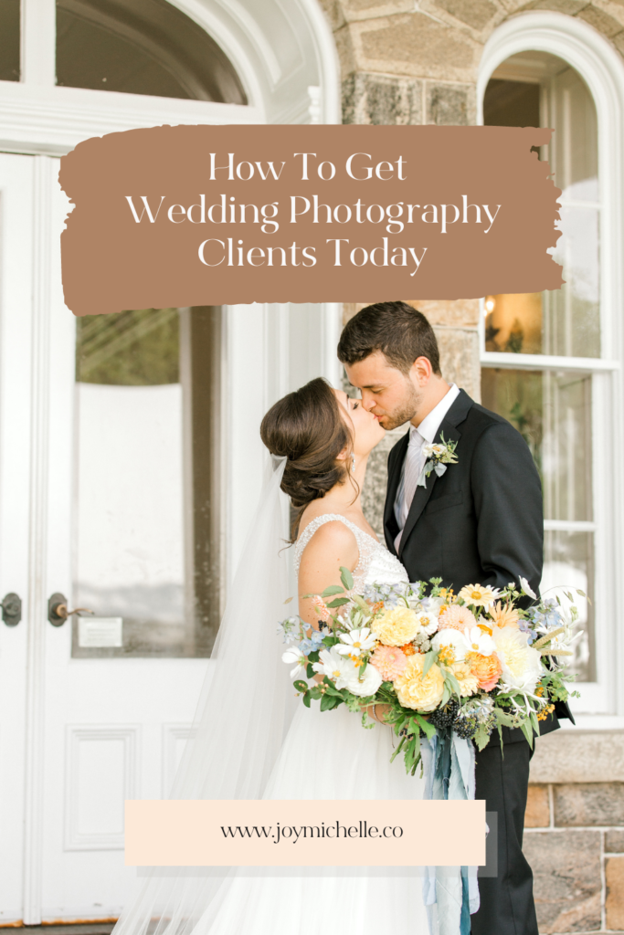 Joy Michelle explains how to book more weddings as a photographer and how to get more wedding clients