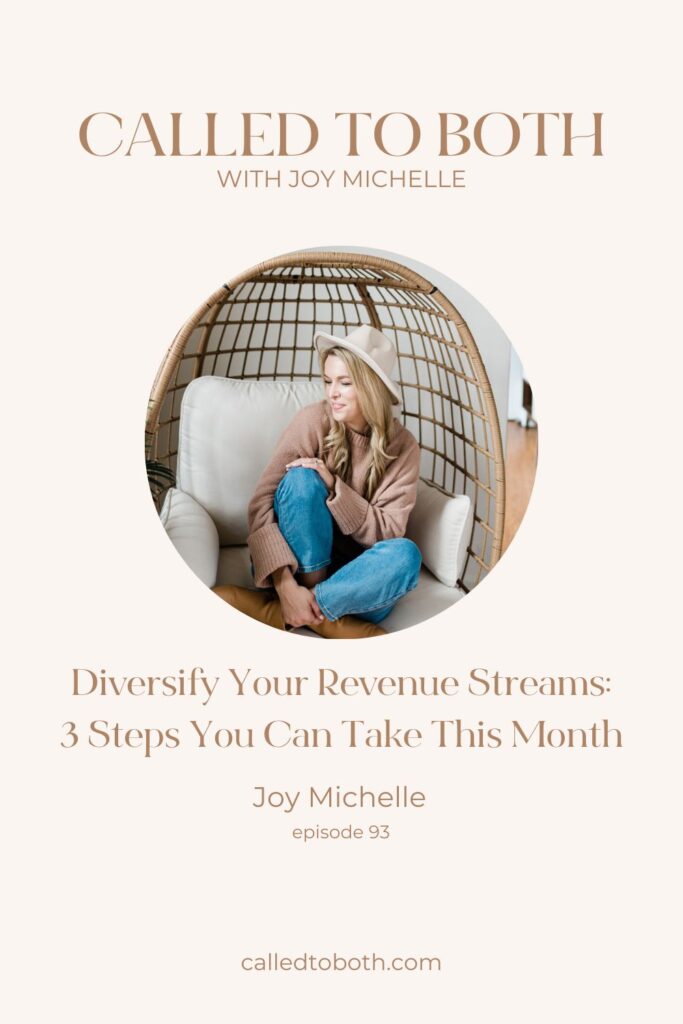 Called to Both podcast episode #93 cover art that discussed how to diversify your revenue streams